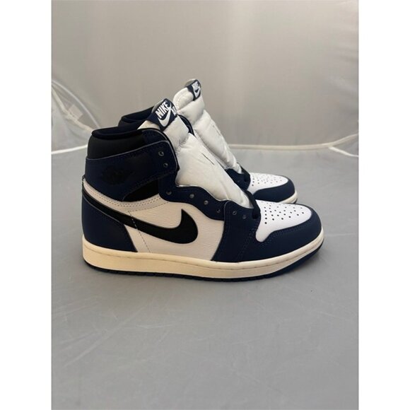 Air Jordan 1 high midnight navy white OG kids shoes size 5y DZ5485 401